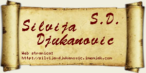 Silvija Đukanović vizit kartica